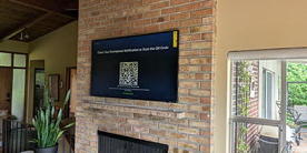 Over Fireplace
