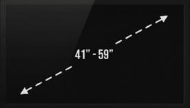 41" – 59"