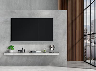 Floating shelves installed with hidden hardware showing clean, modern look