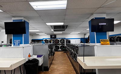 Commercial TV installation in an office or business environment